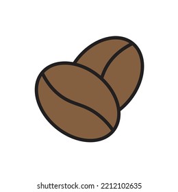 Icono de café Bean Icono Icono Ilustración