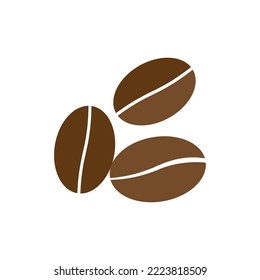diseño de símbolo de la ilustración del vector del icono de judía de café