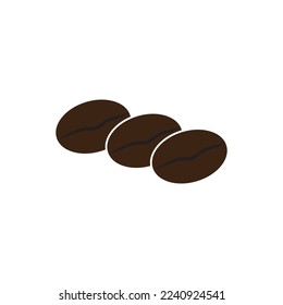 coffee bean icon vector illustration template
