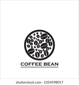 COFFEE BEAN ICON VECTOR ILLUSTRATION SYMBOL DESIGN