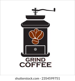 COFFEE BEAN ICON VECTOR ILLUSTRATION SYMBOL DESIGN