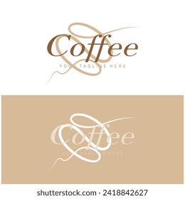 coffee bean icon vector illustration template