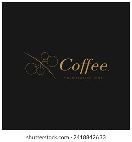 coffee bean icon vector illustration template