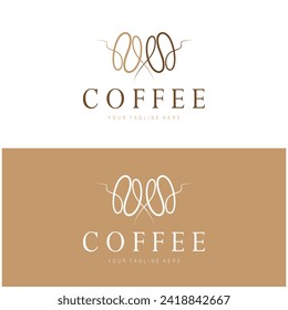 coffee bean icon vector illustration template