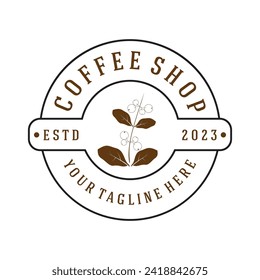 coffee bean icon vector illustration template