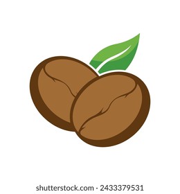Plantilla de ilustración vectorial de icono de café
