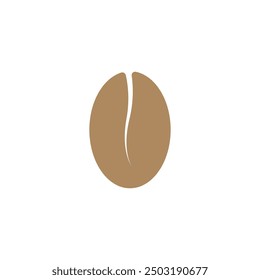 coffee bean icon vector illustration template