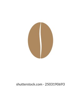 Kaffeebohne-Symbol, Vektorgrafik-Vorlage