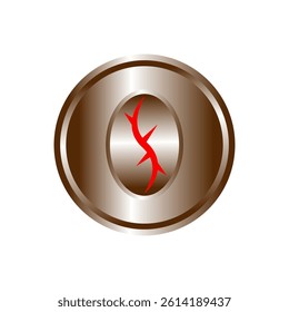 coffee bean icon vector illustration template design. coffee bean symbol