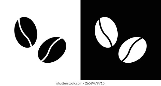 Gráficos escalables de Vector de íconos de granos de café