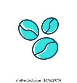 Coffee Bean icon vector in trendy