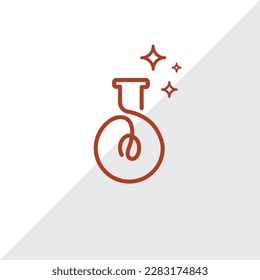 coffee bean and lab mug logo