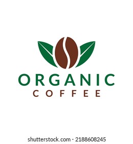 Coffee Bean Leaf Organic Coffee Vector Stock Vector (Royalty Free ...