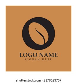 coffee bean logo including coffee farm coffee shop with modern concept