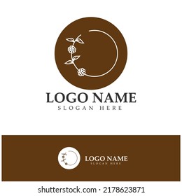 coffee bean logo including coffee farm coffee shop with modern concept