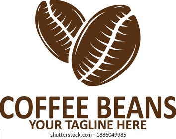coffee bean logo for coffee shop