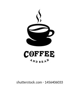 Coffee and Bean Logo Symbol