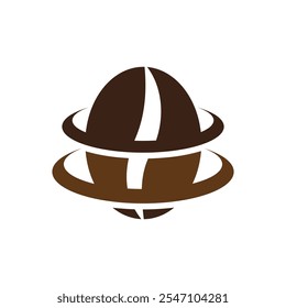 Coffee Bean Logo Vector Icon Template Illustration