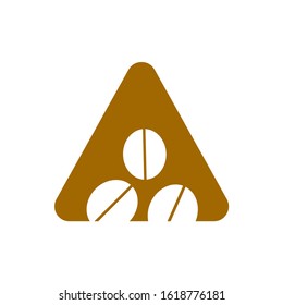 Coffee Bean Logo Vector Illustration eps 10