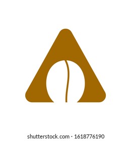Coffee Bean Logo Vector Illustration eps 10