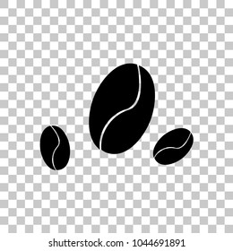 Coffee bean on a transparent background
