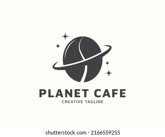 Logo für das Café-Logo der Kaffeebohnen