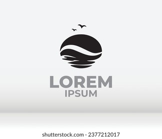 coffee bean with plant branch hipster minimal logo vector with leaf simple line outline icon for cafe
