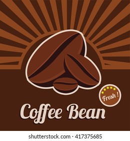 Coffee bean poster 
