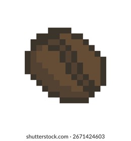 coffee bean retro pixel art