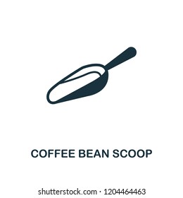 Coffee Bean Scoop icon. Premium style design from coffe shop collection. UX and UI. Pixel perfect coffee bean scoop icon. For web design, apps, software, printing usage.