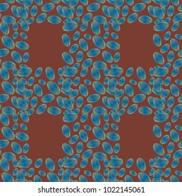 Coffee bean seamless pattern background. Coffees seeds.