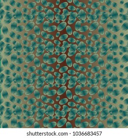 Coffee bean seamless pattern background. Coffees seeds.