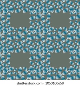 Coffee bean seamless pattern background. Coffees seeds.
