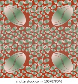 Coffee bean seamless pattern background. Coffees seeds.
