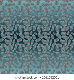 Coffee bean seamless pattern background. Coffees seeds.