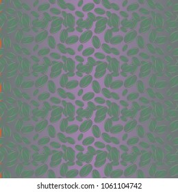 Coffee bean seamless pattern background. Coffees seeds.