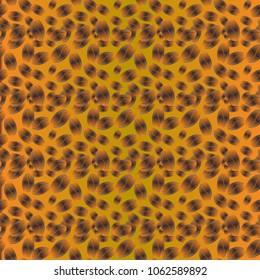 Coffee bean seamless pattern background. Coffees seeds.