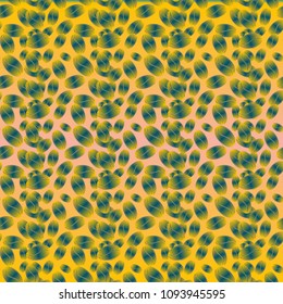 Coffee bean seamless pattern background. Coffees seeds.