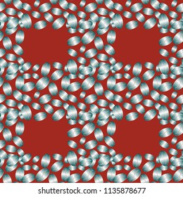 Coffee bean seamless pattern background. Coffees seeds.