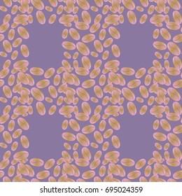 Coffee bean seamless pattern background. Coffees seeds.