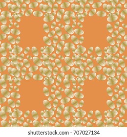 Coffee bean seamless pattern background. Coffees seeds.