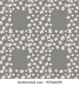 Coffee bean seamless pattern background. Coffees seeds.
