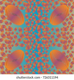 Coffee bean seamless pattern background. Coffees seeds.