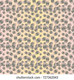 Coffee bean seamless pattern background. Coffees seeds.