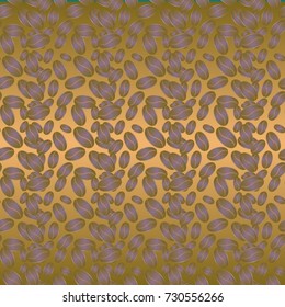 Coffee bean seamless pattern background. Coffees seeds.