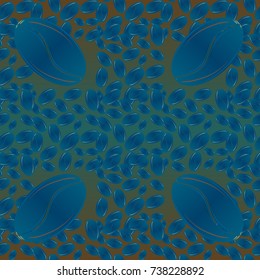 Coffee bean seamless pattern background. Coffees seeds.