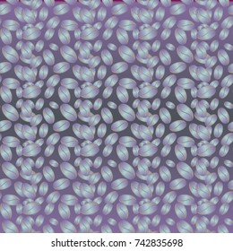 Coffee bean seamless pattern background. Coffees seeds.