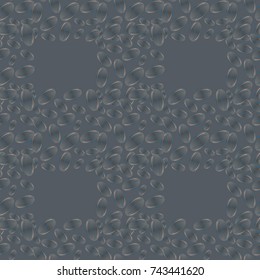 Coffee bean seamless pattern background. Coffees seeds.