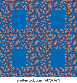 Coffee bean seamless pattern background. Coffees seeds.