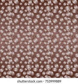Coffee bean seamless pattern background. Coffees seeds.